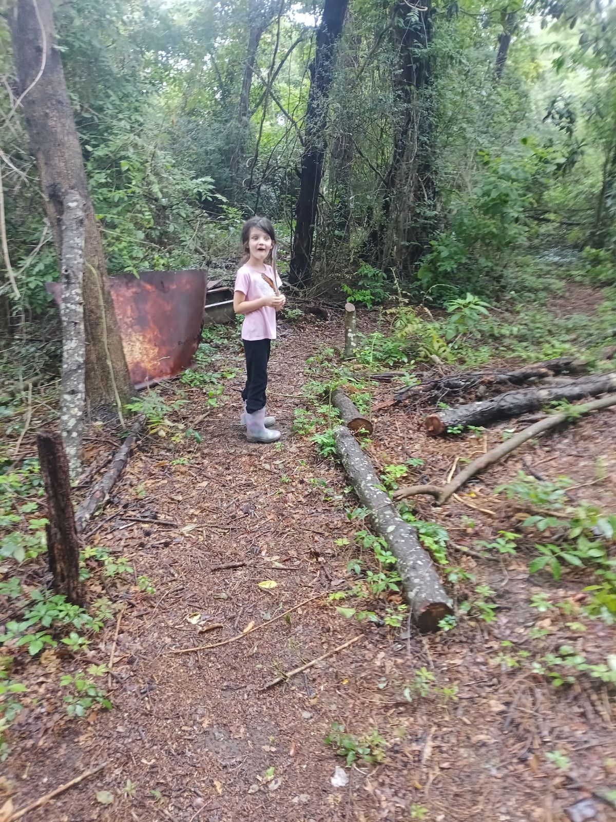 Nature trail restoration progress
